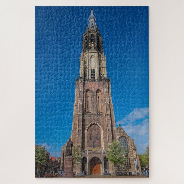 Puzzle Nouvelle église de Delft, Pays-Bas (Vertical)