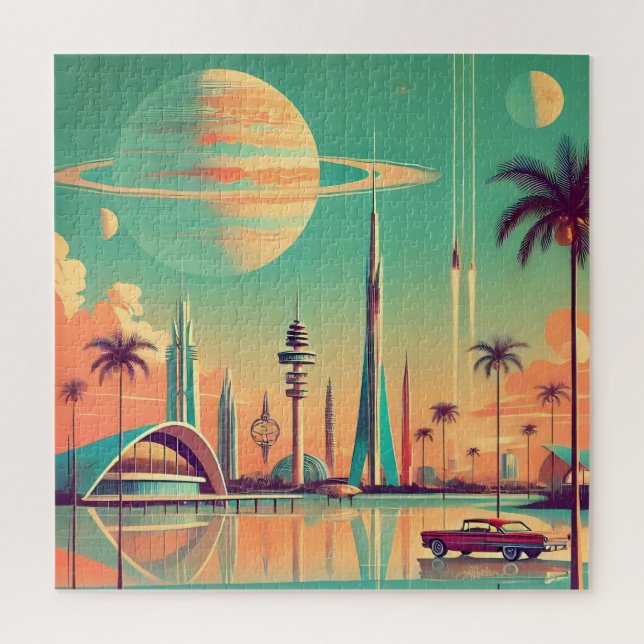 Puzzle Nouvelle Floride Futuriste Atomique (Vertical)
