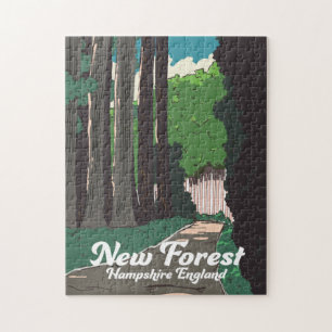 Puzzle Nouvelle forêt Hampshire Angleterre