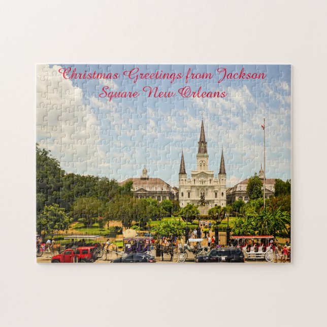 Puzzle Nouvelle-Orléans Jackson Square.  (Horizontal)