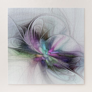 Puzzle Nouvelle vie, art abstrait fractal de fantaisie co
