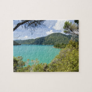 Puzzle Nouvelle-Zélande, île du Sud, Marlborough Sounds.