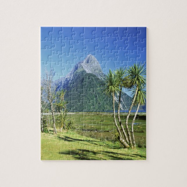 Puzzle Nouvelle-Zélande, île du Sud,  Mitre Peak, (Vertical)