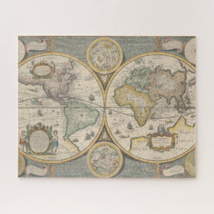 Puzzle Nova Totius Terrarum Orbis Géographiquement