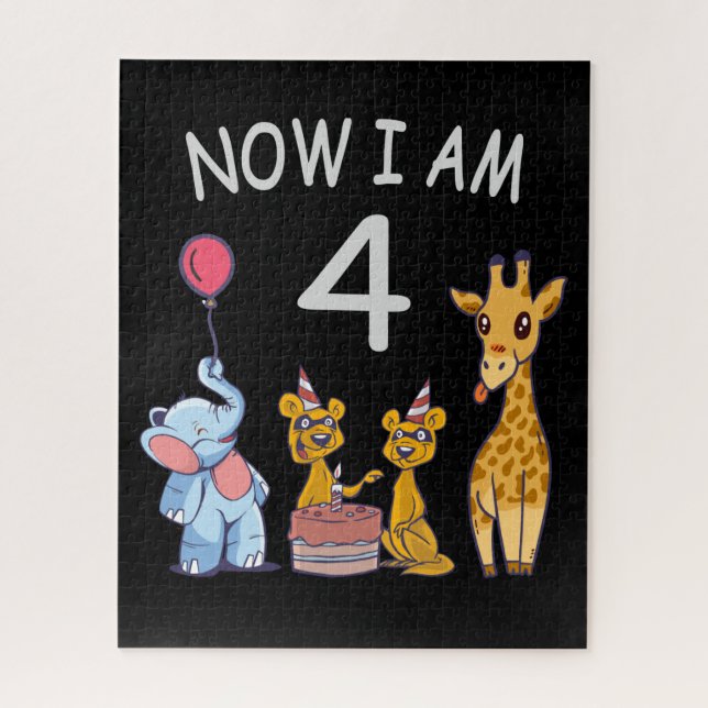 Puzzle Now I le 4 e jour du 4e jour du Birthday (Vertical)