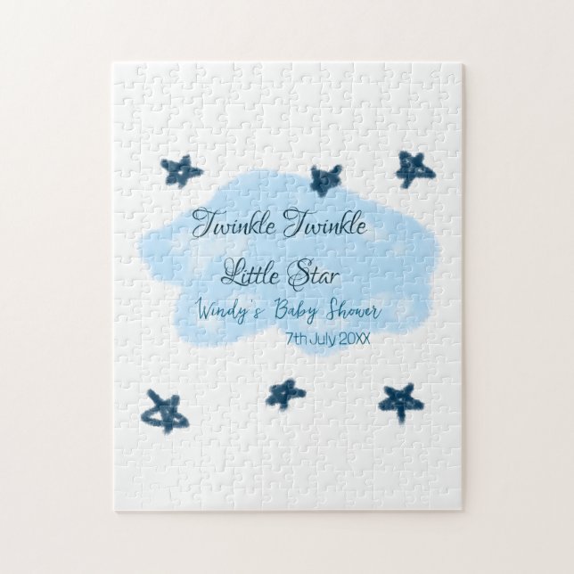 Puzzle Nuages bleus scintillant Twinkle Little Star bébé  (Vertical)