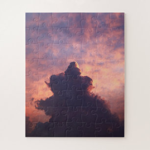 Puzzle Nuages dans le ciel au coucher du soleil