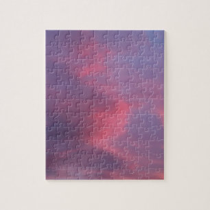 Puzzle Nuages roses bleus