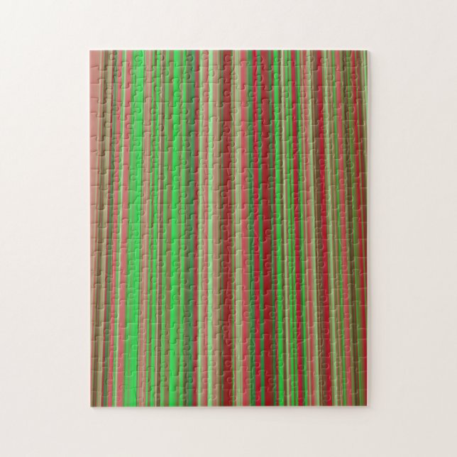 Puzzle Nuances de rouge et de vert (Vertical)