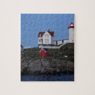 Puzzle Nubble Lighthouse à la nuit