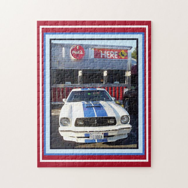 Puzzle Nuit classique de croisière en voiture au dîner (Vertical)