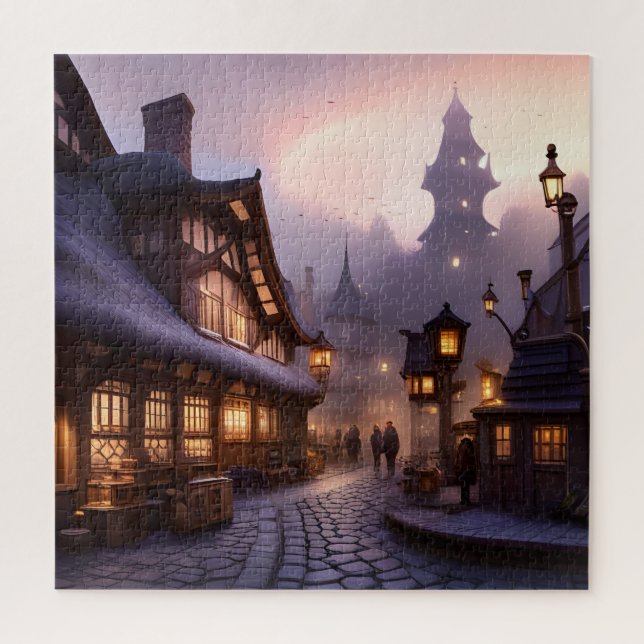 Puzzle Nuit de la zone du canal (Vertical)