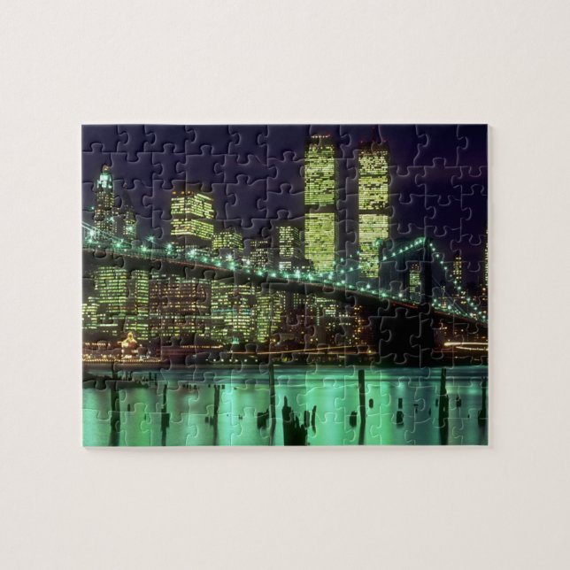 Puzzle Nuit de pont de Brooklyn @ (Horizontal)