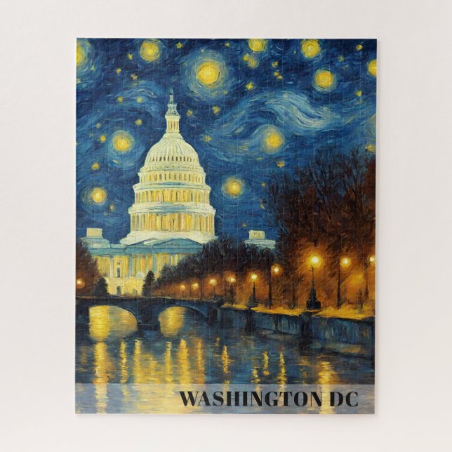 Puzzle Nuit étoilée à Washington DC (Vertical)