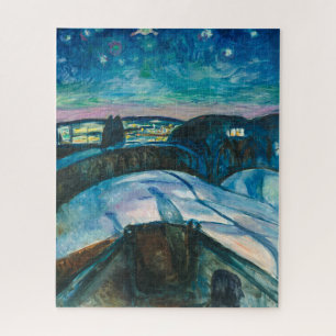 Puzzle Nuit étoilée   Edvard Munch   Photo Print