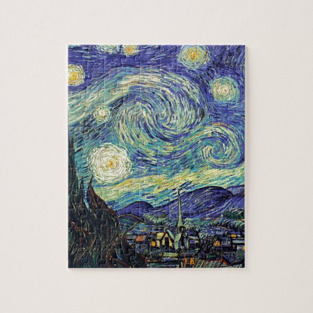 Puzzle Nuit étoilée par van Gogh (Vertical)