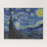 Puzzle "Nuit étoilée" par Van Gogh<br><div class="desc">Ce design présente une reproduction en très haute résolution non altérée et non modifiée du célèbre tableau "Starry Night" de Van Gogh.</div>