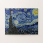 Puzzle "Nuit étoilée" par Van Gogh<br><div class="desc">Ce design présente une reproduction en très haute résolution non altérée et non modifiée du célèbre tableau "Starry Night" de Van Gogh.</div>