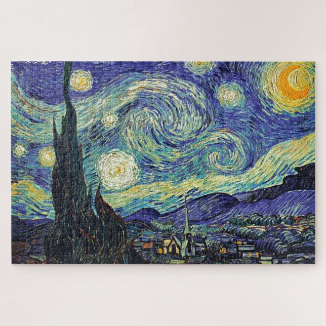 Puzzle Nuit étoilée par van Gogh (Horizontal)