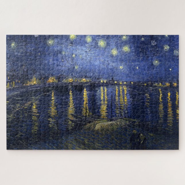 Puzzle Nuit étoilée sur le Rhône (Horizontal)