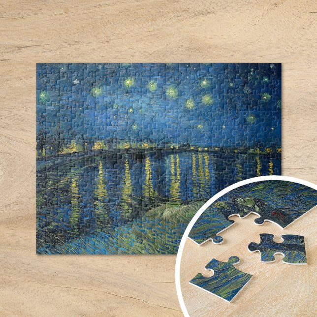 Puzzle Nuit étoilée sur le Rhône | Vincent Van Gogh (Créateur téléchargé)