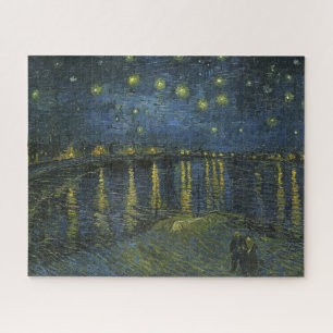 Puzzle Nuit étoilée sur le Rhône, Vincent van Gogh