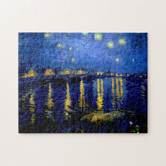 Puzzle Nuit étoilée sur le Rhone Vincent Van Gogh Vect