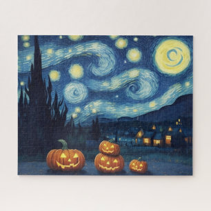 Puzzle Nuit étoilée Van Gogh Halloween
