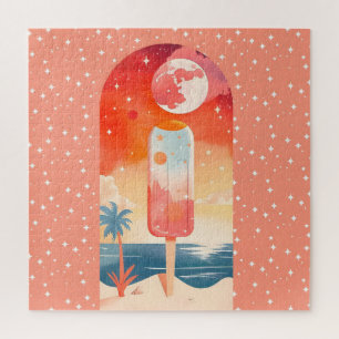 Puzzle Nuit tropicale estivale étoilée