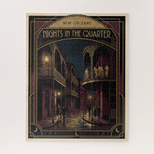 Puzzle Nuits de la Nouvelle-Orléans dans le quartier Art