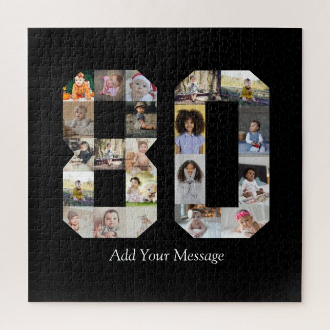 Puzzle Numéro 80 Collage photo (Vertical)