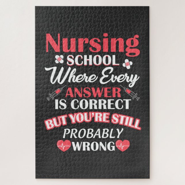 Puzzle Nursing Life | Nursing School Student (Vertical)