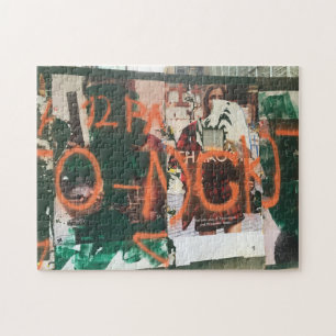Puzzle NYC Garment District Graffiti Spraypaint Art urbai