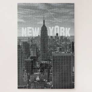 Puzzle NYC Skyline Empire State Building World Trade 2CBW