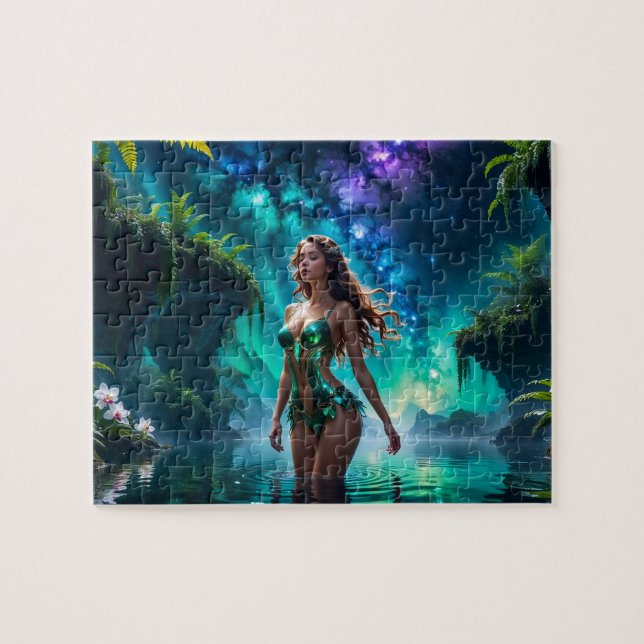 Puzzle Nymphe de l'eau du lac galactique (Horizontal)