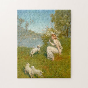 Puzzle Nymphe des bois   John Collier