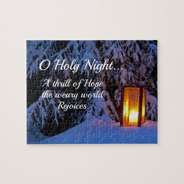 Puzzle "O Holy Night" Bien-aimée Carol de Noël (Horizontal)