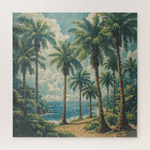 Puzzle Oasis côtier tropical