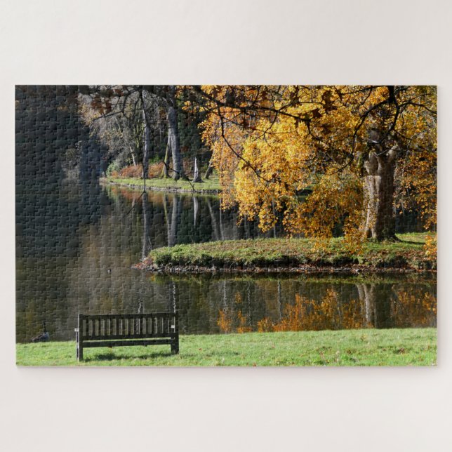 Puzzle Oasis de paix, automne à Stourhead (Horizontal)