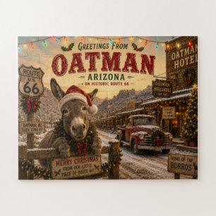 Puzzle Oatman Route 66 Noël Âne Soirée de Jeux en Famille