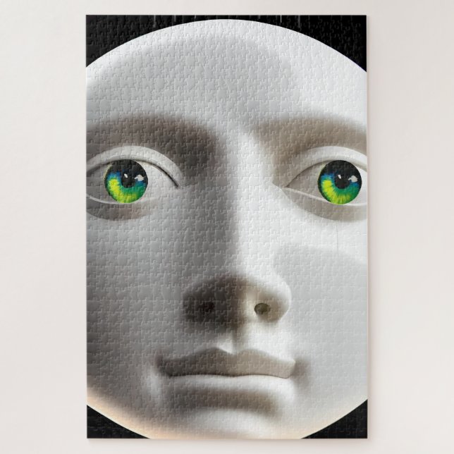 Puzzle Objet d'amour au visage lunaire (Vertical)