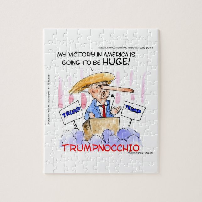 Puzzle Objets drôles de Donald Trump Trumpnocchio (Vertical)