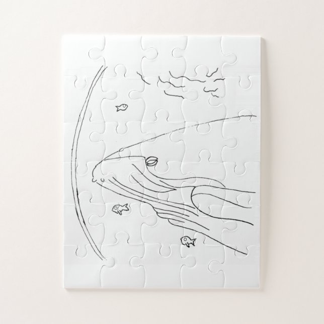 Puzzle Observation des baleines (Vertical)