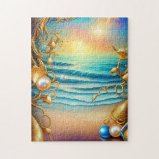 Puzzle Océan étonnant avec des diamants et des perles