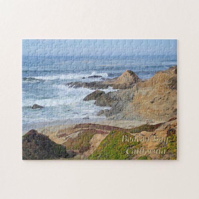 Puzzle Océan Pacifique à Bodega Bay, Californie (Horizontal)