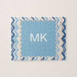 Puzzle Ocean Waves Chevron