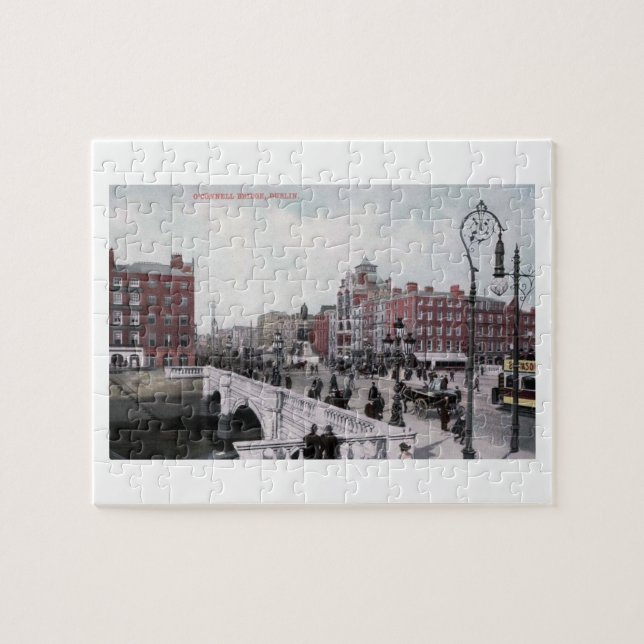 Puzzle O'Connell Bridge, Dublin, Irlande, Vintage  (Horizontal)