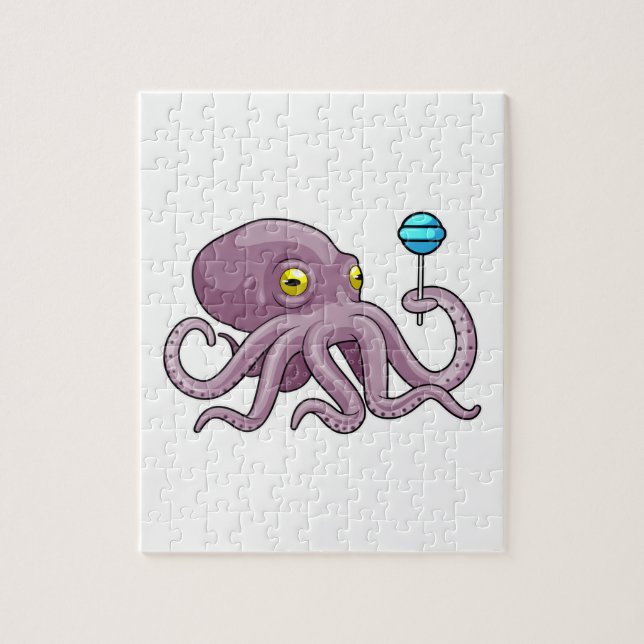 Puzzle Octopus avec Lollipop (Vertical)