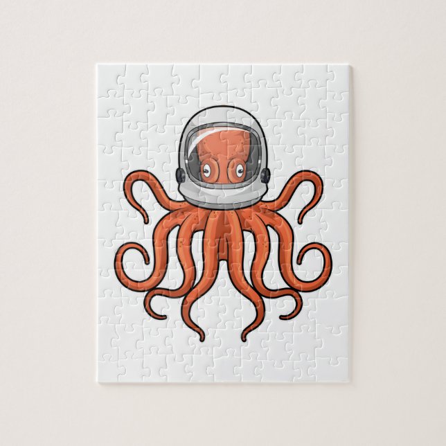 Puzzle Octopus en astronaute (Vertical)
