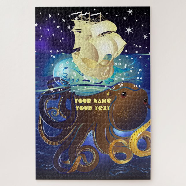 Puzzle Octopus Huge et Caravella (Vertical)